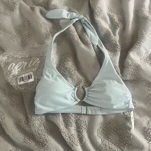 NWT Aerie Sky Blue Halter Bikini Top
